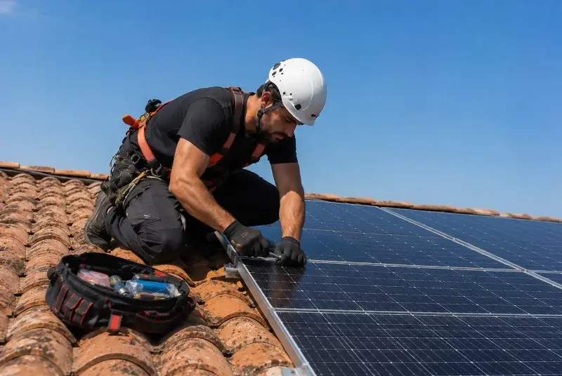 Maintenance et monitoring de panneaux solaires à Allonne